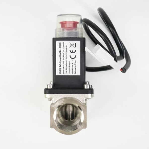 PNI Safe House Dual Gas 250LR kit med 2 kolmonoxid (CO) och naturgassensorer och en 3/4 tums magnetventil