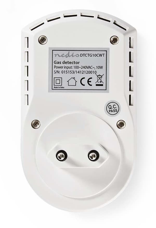 Nedis DTCTG10CWT gas detector LPG, Natural gas