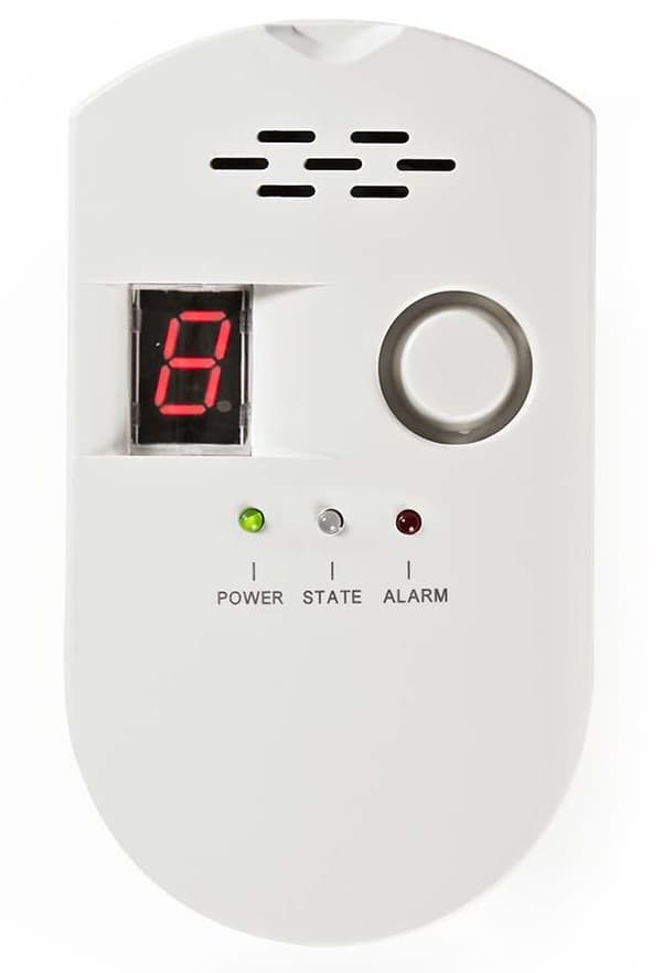 Nedis DTCTG10CWT gas detector LPG, Natural gas Hvid