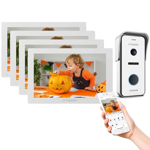 Smart Videodörrtelefon, 1080P Upplösning, Handsfree Kommunikation,4m1d in Swedish is "4m1d".