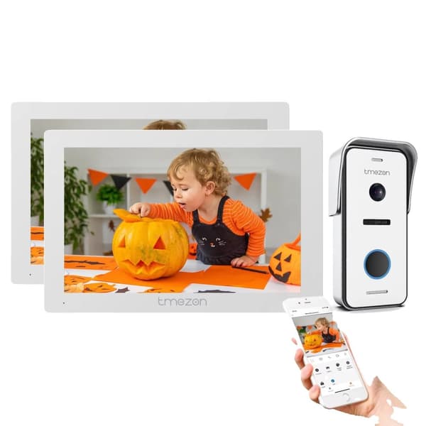 Smart Video Dørtelefon, 1080P Opløsning, Håndfri Kommunikation,2m1d