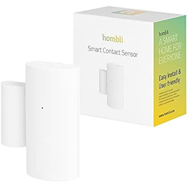Hombli Smart Bluetooth Kontakt sensor med omedelbara meddelanden | Trådlös smart dörr- och fönstersensor med