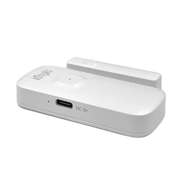 Konyks Senso Charge 2 - Batteridriven Wi-Fi-öppningsdetektor för dörr och fönster, 1 års batteritid, Smartphone-aviseringar