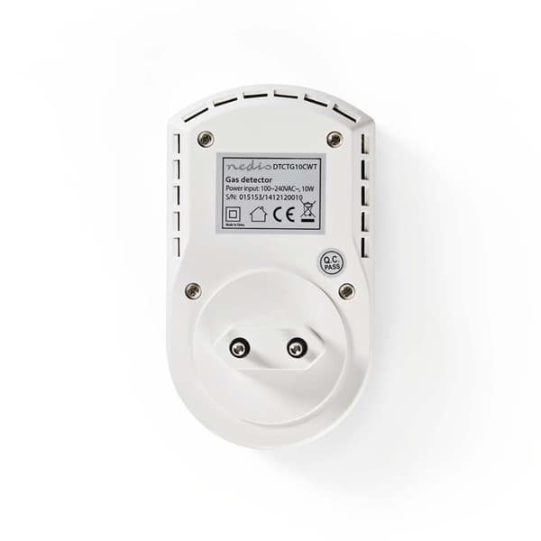 Nedis DTCTG10CWT gasdetektor LPG, Naturgas