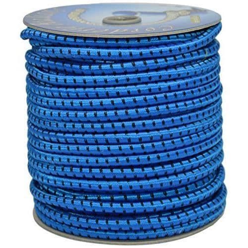 Corderie Italiane -00 Elastisk fläta 8 Mm-50 M Blå - 6005094