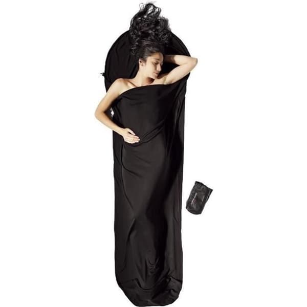 COCOON Schlafsack Erwachsener Mumienschlafsack Merino-Wolle Schwarz () - MWM99