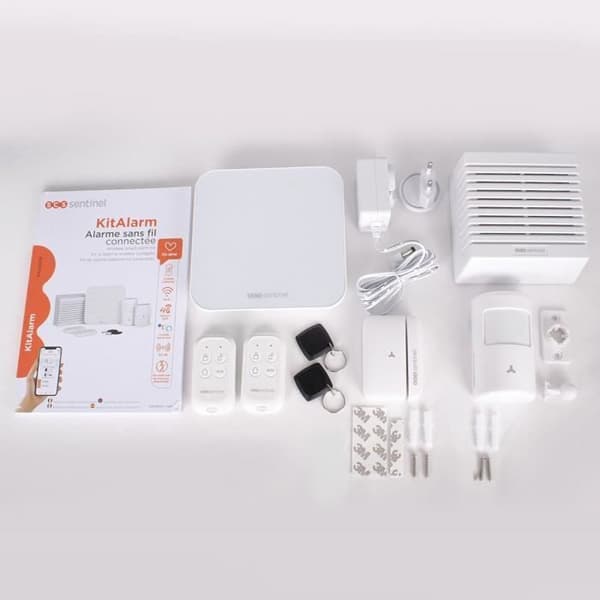 Trådløs alarm tilsluttet Wi-Fi og GSM 4G - KitAlarm - SCS SENTINEL