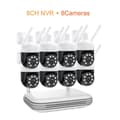 Miniatyrbillede 2 af 2: Trådløst sikkerhedskamerasystem, automatisk sporing, natvision, , None, 8CH 8Pcs Cameras