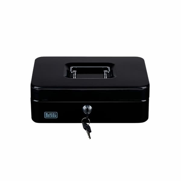 Pengeskab Black & Decker Sort