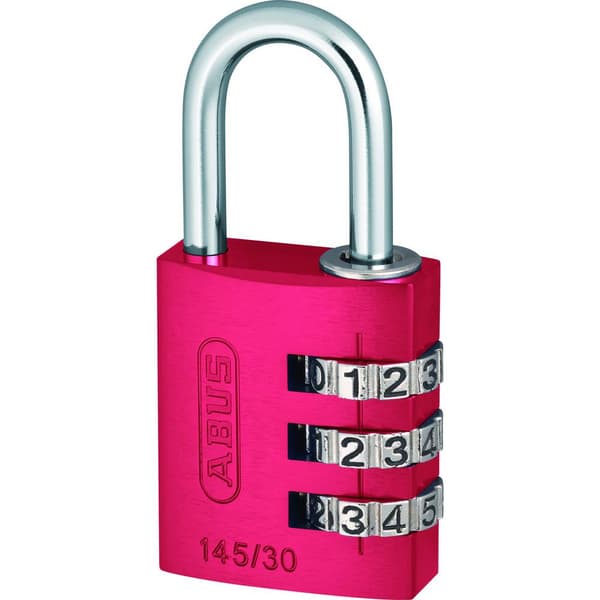 ABUS ABVS46615 Hänglås 31.5 mm Röd Kombination