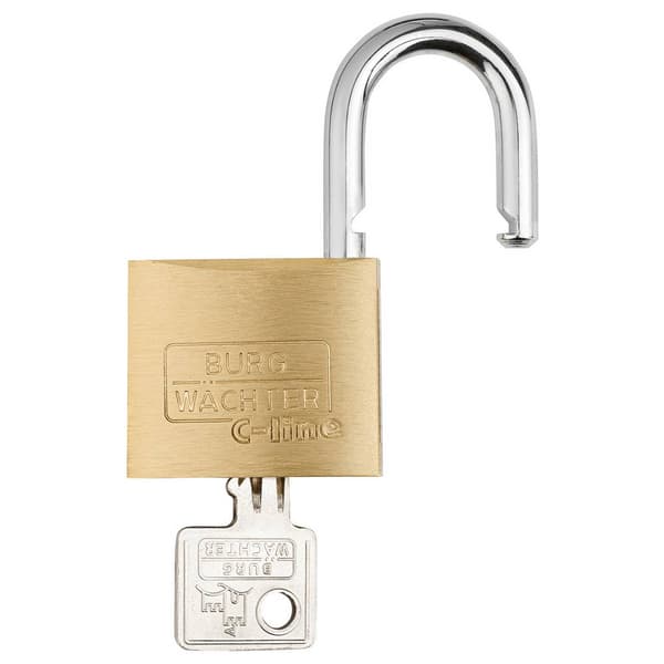 Burg Wächter 4er Set Set Quadro 222 40 SB Hänglås Lika låsning Mässing Nyckel