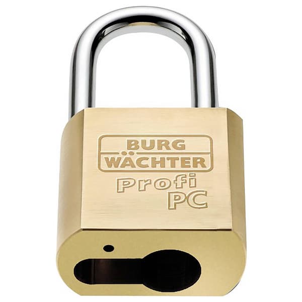 Burg Wächter Profi 116 PC 50 Hänglås Mässing Profilcylinder-hänglås