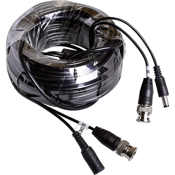 m-e modern-electronics 55323 Kamera, Video, Ström Anslutningskabel 30.00 m Svart