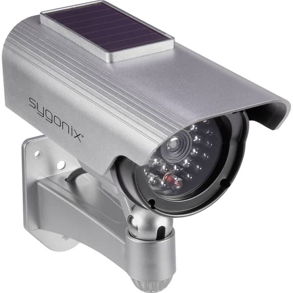 Sygonix SY-3420674 Kamera-attrapp med solcellsmodul, med blinkande LED