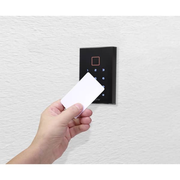 Sygonix SY-3435062 Kodlås Ytmontering 12 V/DC IP66 med upplyst knappsats, med Touchscreen