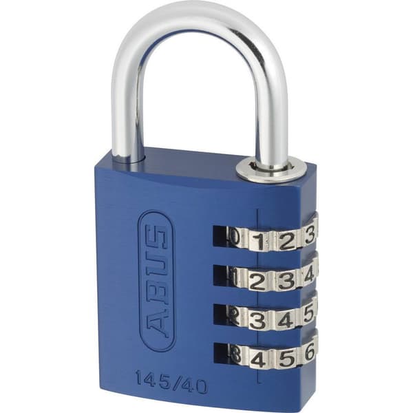 ABUS ABVS48807 Hänglås 41.5 mm Blå Kombination