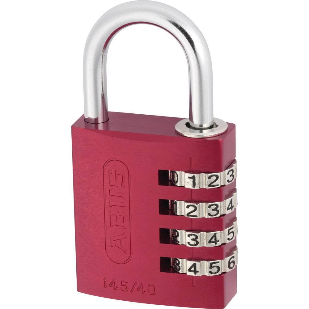ABUS ABVS48813 Hänglås 41.5 mm Röd Kombination