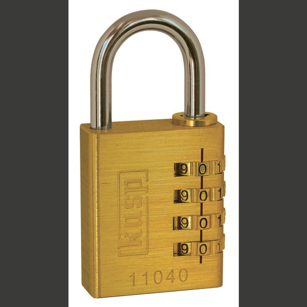 Kasp K11020D Hänglås Guldgul Kombination