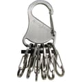 Miniatyrbild 1 av 4: NITE Ize Nyckelkarbinhake NI-KRS-03-11 KeyRack 6 S-Biner Silver 1 st