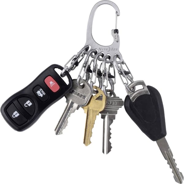 NITE Ize Nyckelkarbinhake KLKBF-11-R6 BigFoot Locker KeyRack Rostfritt stål 1 st