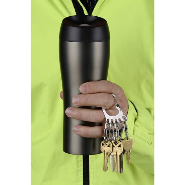 NITE Ize Nyckelkarbinhake KLKBF-11-R6 BigFoot Locker KeyRack Rostfritt stål 1 st
