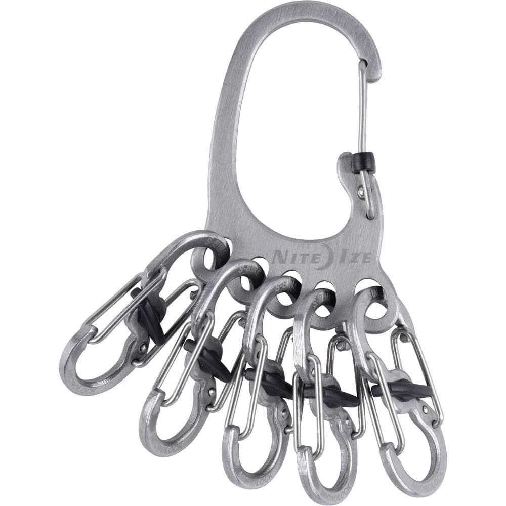 NITE Ize BigFoot Locker KeyRack Nyckelkarbinhake Rostfritt stål 1 st
