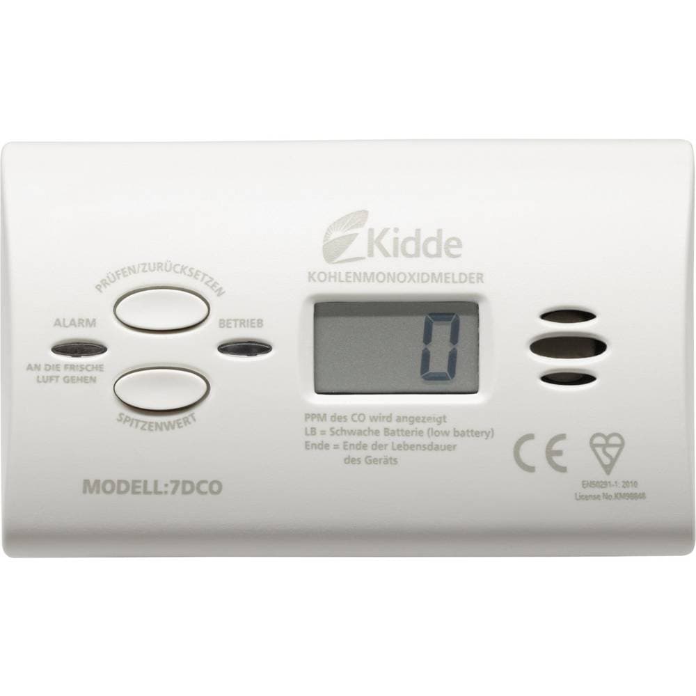 Kidde 25180203.0000 Kolmonoxid-detektor batteri Detektering Kolmonoxid