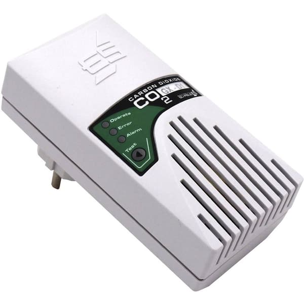 Schabus GX-D1 Koldioxid-detektor med intern sensor 230 V Detektering #####Raumluftüberwachung