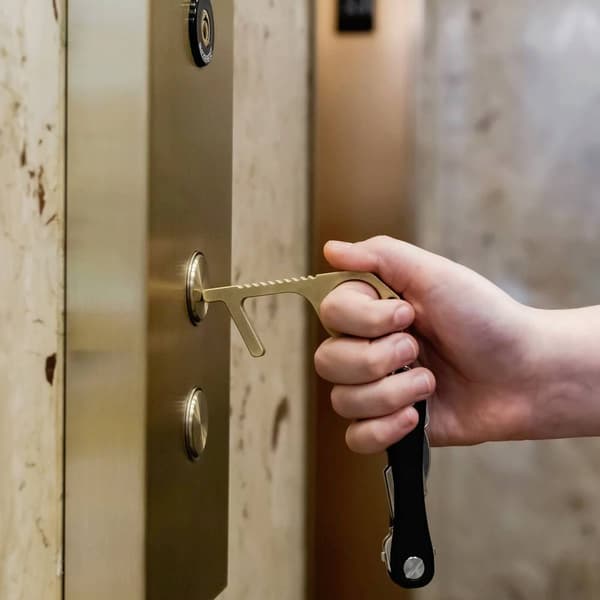KEY SMART Nyckelring KS904-BRS CleanKey Mässing 1 st