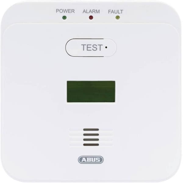 ABUS COWM510 Kolmonoxid-detektor batteri Detektering Kolmonoxid