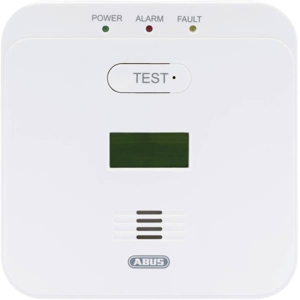 ABUS COWM510 Kolmonoxid-detektor batteri Detektering Kolmonoxid