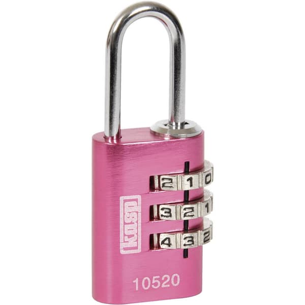 Kasp K10520PIND Hänglås 20 mm Rosa Kombination