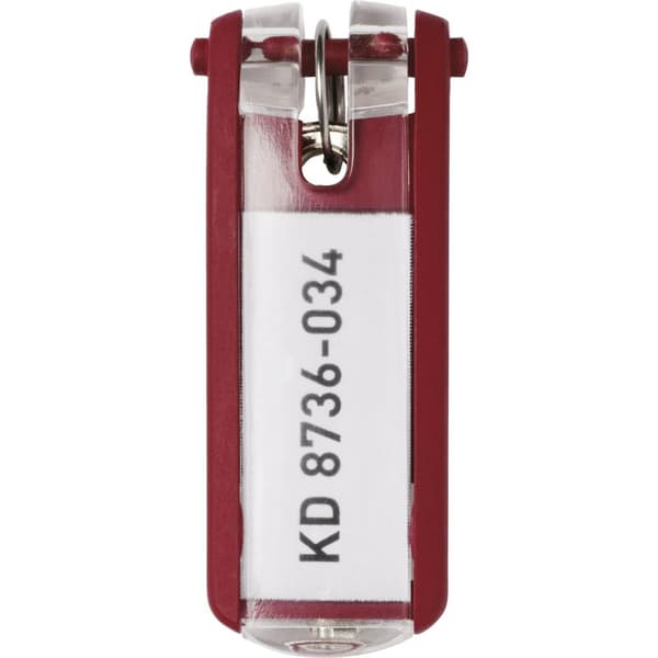 Durable Nyckelring 195703 Key Clip - 1957 Röd 6 st
