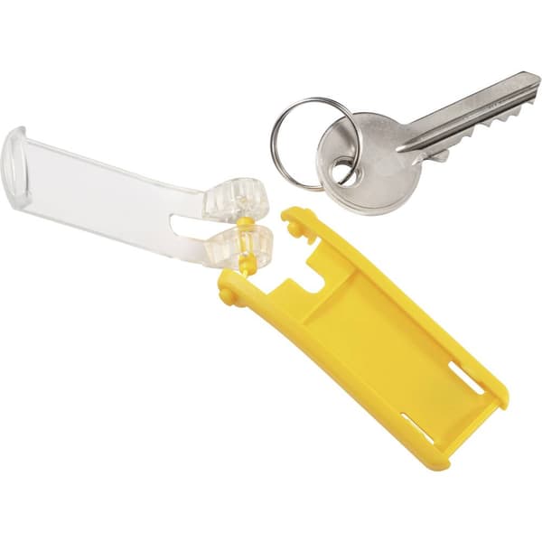 Durable Nyckelring 195704 Key Clip - 1957 Gul 6 st