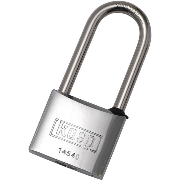 Kasp K14540L50D Hänglås 40 mm Ny låsning Rostfritt stål Nyckel