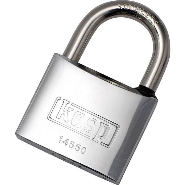Kasp K14550A1 Hänglås 50 mm Lika låsning Rostfritt stål Nyckel