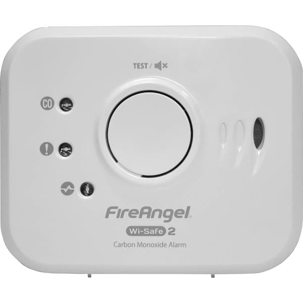 FireAngel NM-CO-10X-INT Kolmonoxid-detektor inkl. 10 års batteri, konverterbar till trådlös batteri Detektering Kolmono