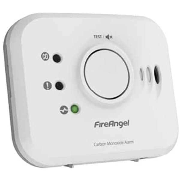 FireAngel NM-CO-10X-INT Kolmonoxid-detektor inkl. 10 års batteri, konverterbar till trådlös batteri Detektering Kolmono