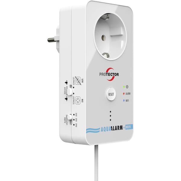 Protector 15021 WA-11 Vattendetektor med WiFi-larmöverföring med extern sensor 230 V