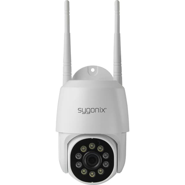Sygonix PTZ WLAN SY-4760960 LAN, WiFi IP Övervakningskamera 1920 x 1080 pixel