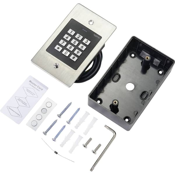 Sygonix SY-4760956 Kodknappsats med RFID Infälld 12 V/DC, 18 V/DC IP66