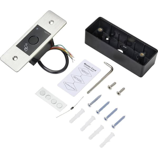 Sygonix SY-4760952 Fingeravtryck/RFID-åtkomstsystem Infälld 12 V/DC, 18 V/DC IP66