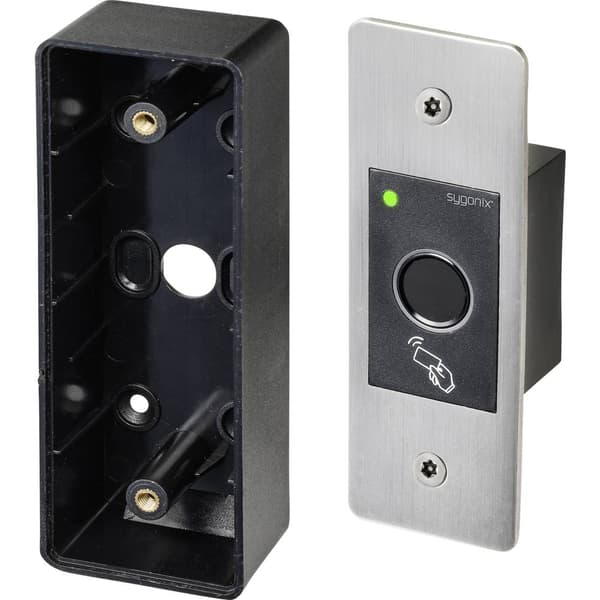 Sygonix SY-4760952 Fingeravtryck/RFID-åtkomstsystem Infälld 12 V/DC, 18 V/DC IP66