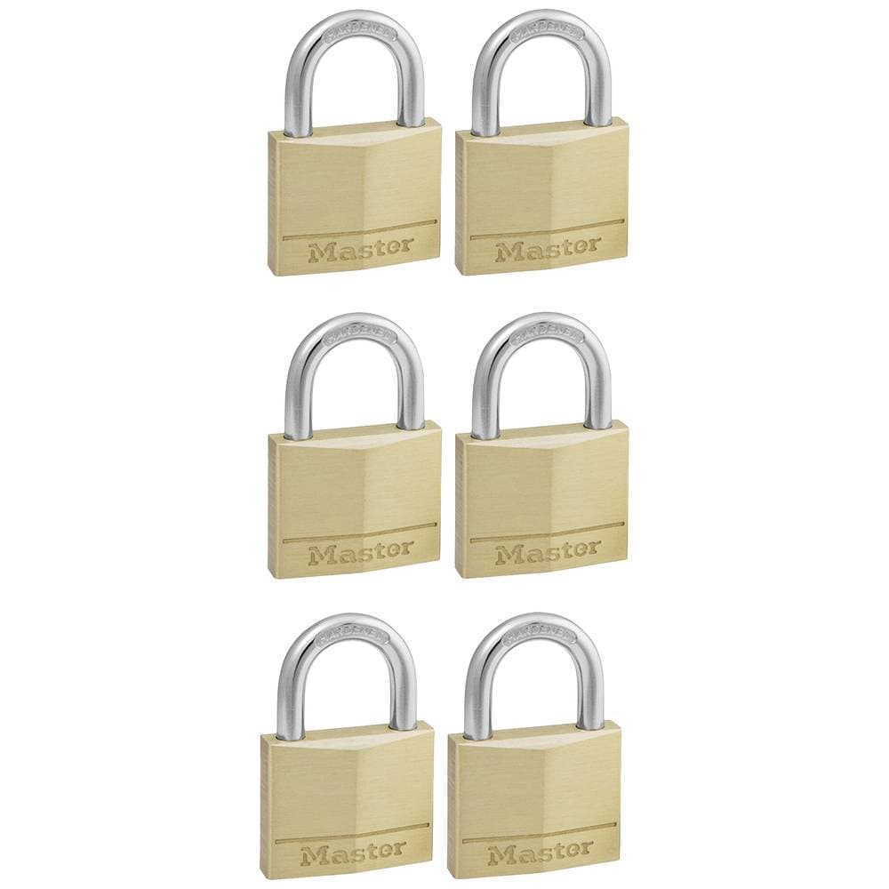 Master Lock P22214 Hänglås Guld, Silver Nyckel