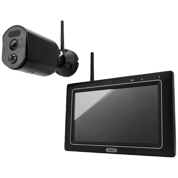 ABUS EasyLook BasicSet PPDF17000 Övervakningskameraset Radio 4 kanaler med 1 kamera 2304 x 1296 pixel 2.4 GHz