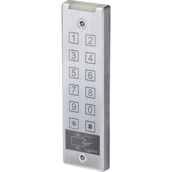 Sygonix SY-4777290 Kodknappsats med RFID Utanpåliggande 12 V/DC, 24 V/DC IP65 med Touchscreen