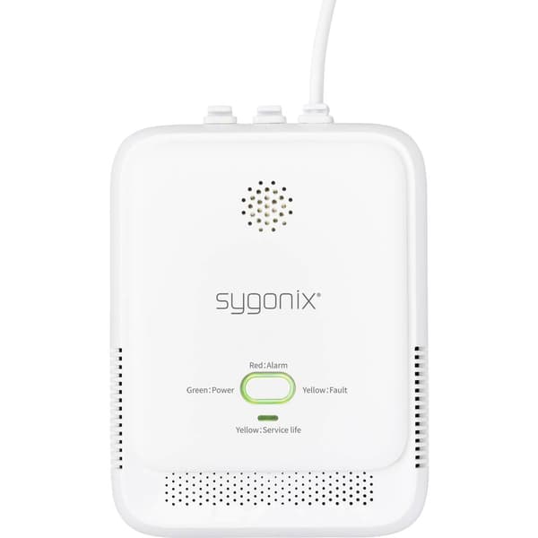 Sygonix Gasdetektor 230 V Detektering Metan