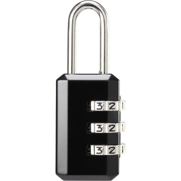Sygonix SY-5044452 Hänglås 22 mm Svart Kombination