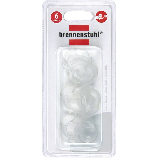 Brennenstuhl 1164480 Insats till vägguttag Transparent 6 st