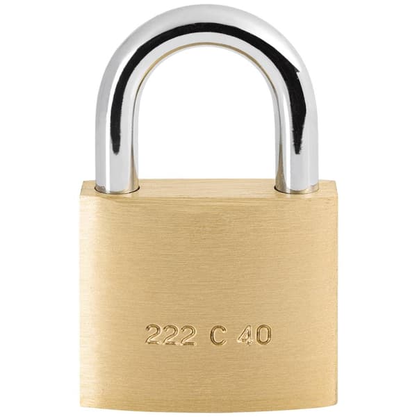 Burg Wächter 33661 Hänglås 40.00 mm Ny låsning Mässing Nyckel